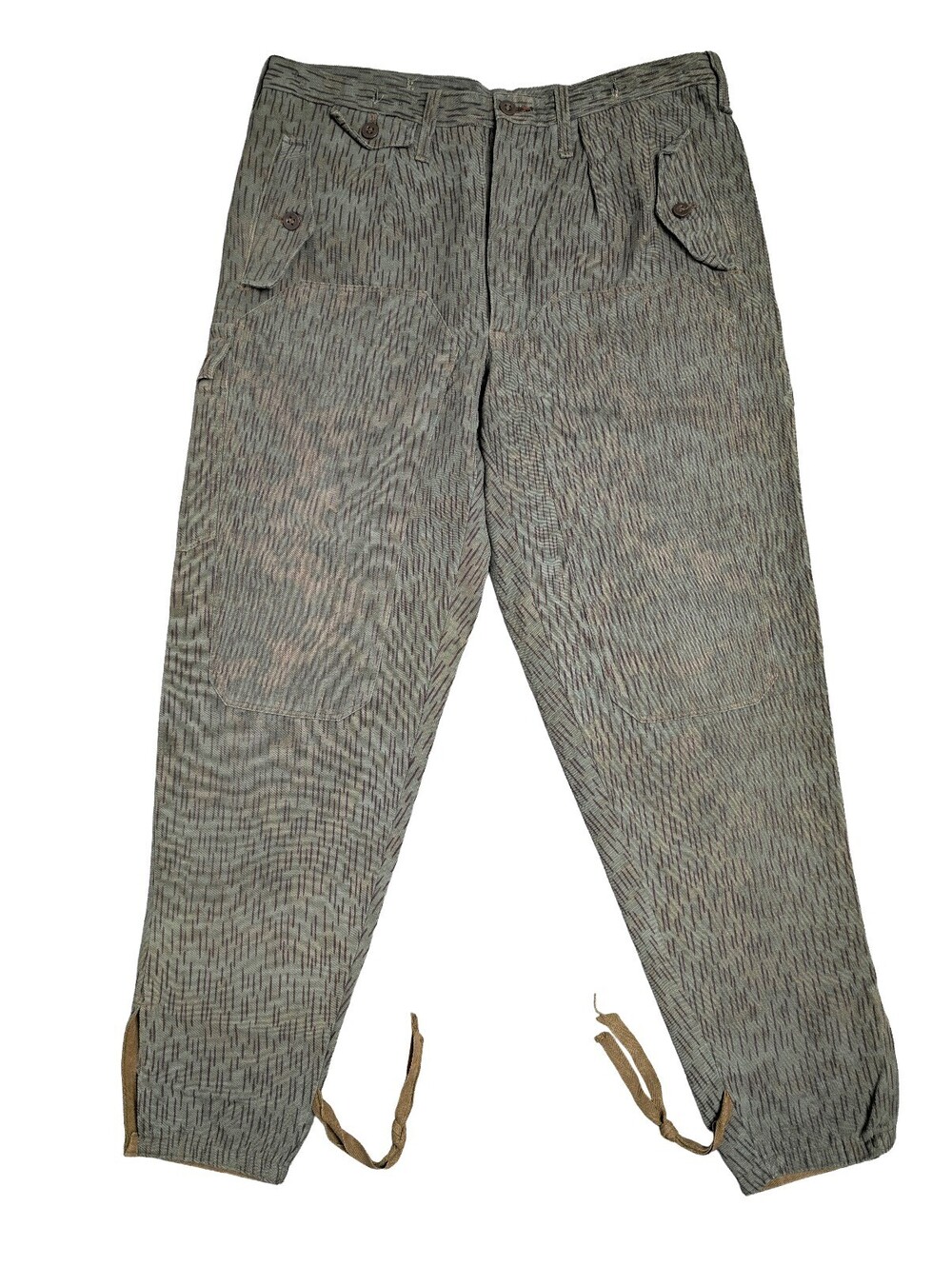 Rare Czech Army Vz.60 Rain Needle Camo Trousers - 36x31